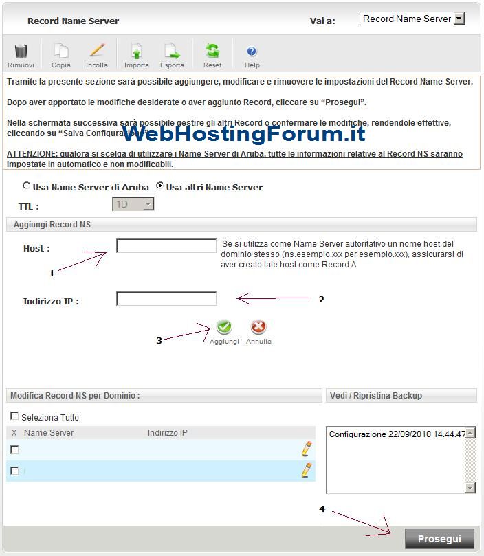 Come modificare sito aruba