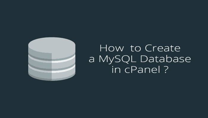 Come creare un nuovo database MySQL su cPanel?