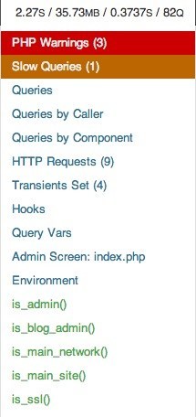 Il plugin Query Monitor per WordPress