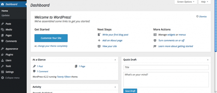La bacheca di WordPress bacheca-di-wordpress